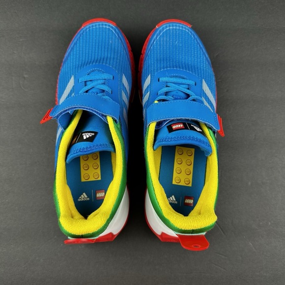 New Adidas Lego X running sport unisex kids size 5.5 lace up tennis shoes - Picture 11 of 11